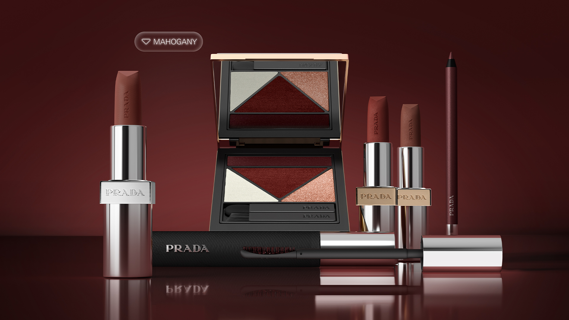 PRADA BEAUTY –  MAHOGANY COLLECTION
